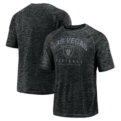 Las Vegas Raiders Shade Battle Ready Raglan Space-Dye T-Shirt - Black sale