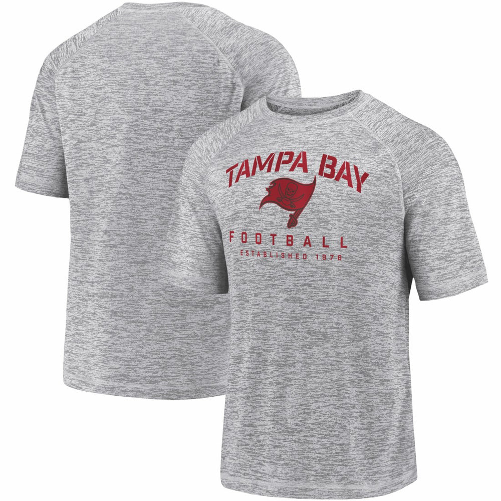 Tampa Bay Buccaneers Shade Battle Ready Raglan Space-Dye T-Shirt - Gray sale