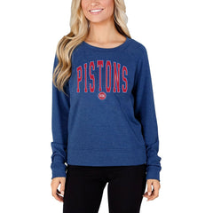 Detroit Pistons Concepts Sport Women's Mainstream Terry Long Sleeve Top sale - Royal on sale