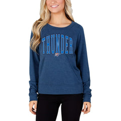 Oklahoma City Thunder Concepts Sport Women's Mainstream Terry Long Sleeve Top - Navy online