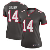 Chris Godwin Tampa Bay Buccaneers Women's Alternate Legend Player Performance Top - Pewter | Nike for sale