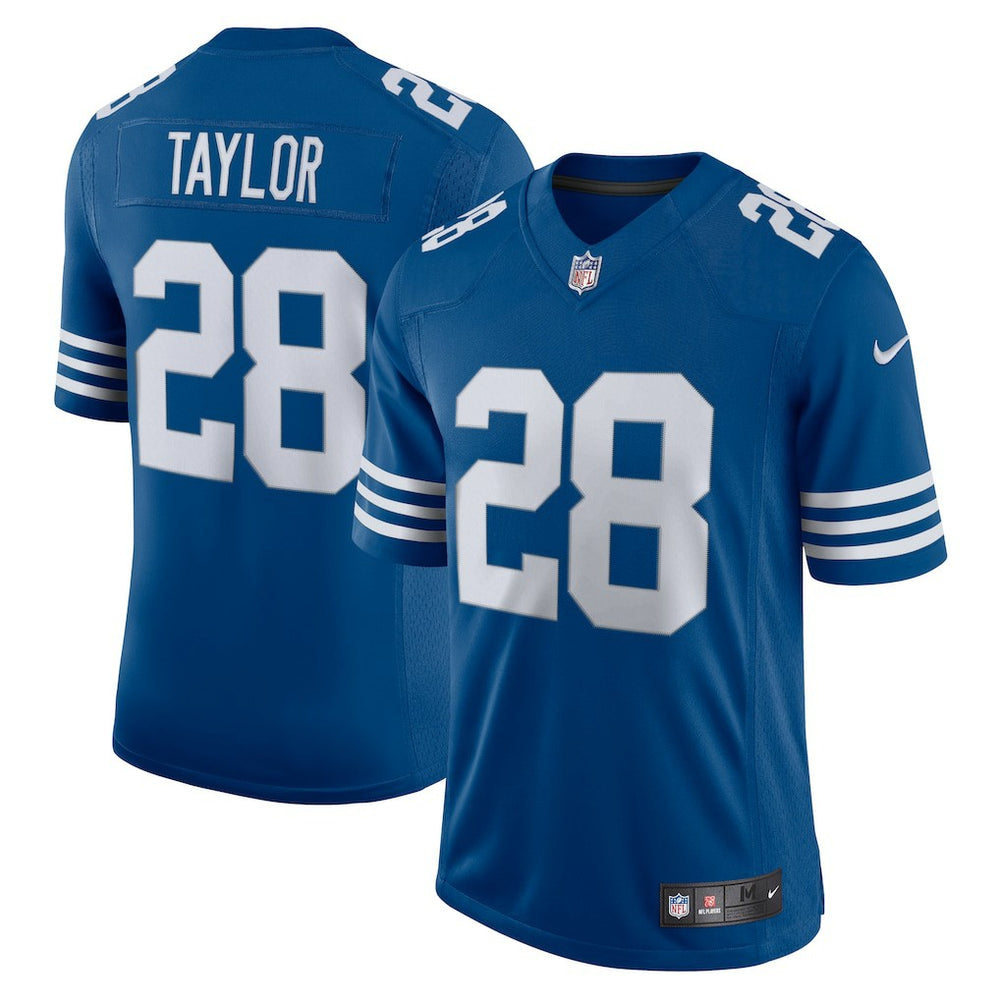 Men's Jonathan Taylor Royal Indianapolis Colts Alternate Vapor Limited Jersey | Nike cheap