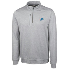 Detroit Lions Cutter & Buck Stealth Quarter-Zip Jacket - Cream cheap