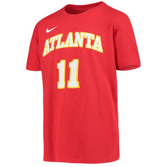 Trae Young Atlanta Hawks Youth Logo Name & Number Performance T-Shirt - Red | Nike discount