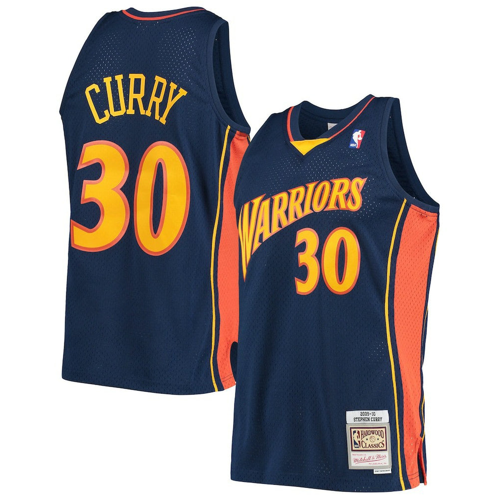 Stephen Curry Golden State Warriors Hardwood Classics Swingman Jersey sale - Navy | Mitchell & Ness for sale