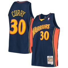Stephen Curry Golden State Warriors Hardwood Classics Swingman Jersey sale - Navy | Mitchell & Ness for sale