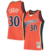 Stephen Curry Golden State Warriors Hardwood Classics Swingman Jersey sale - Orange | Mitchell & Ness online