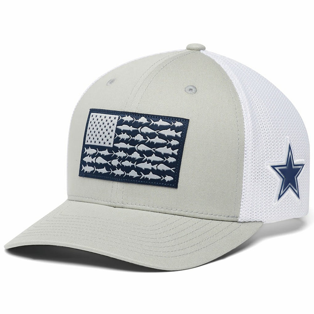 Dallas Cowboys PFG Mesh Fish Flag Flex Hat - Gray discount