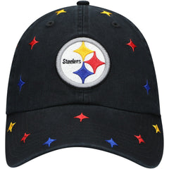 Pittsburgh Steelers '47 Women's Multi Confetti Clean Up Adjustable Hat - Black sale