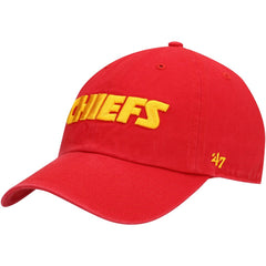 Kansas City Chiefs '47 Clean Up Script Adjustable Hat - Red cheap