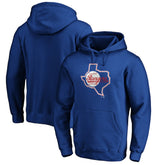 Texas Rangers Cooperstown Collection Huntington Logo Fitted Pullover Hoodie - Royal