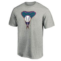 Arizona Diamondbacks Cooperstown Collection Huntington Logo T-Shirt - Heathered Gray
