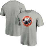 Houston Astros Cooperstown Collection Huntington Logo T-Shirt - Heathered Gray