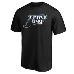 Tampa Bay Rays Cooperstown Collection Huntington Logo T-Shirt - Black