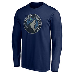 Minnesota Timberwolves Playmaker Personalized Name & Number Long Sleeve T-Shirt - Navy sale