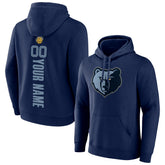 Memphis Grizzlies Playmaker Personalized Name & Number Pullover Hoodie - Navy sale