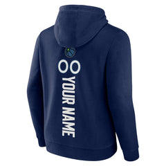 Minnesota Timberwolves Playmaker Personalized Name & Number Pullover Hoodie - Navy for sale