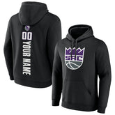 Sacramento Kings Playmaker Personalized Name & Number Pullover Hoodie - Black online