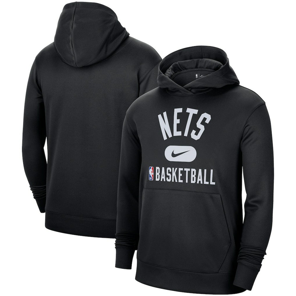 Brooklyn Nets 2021-2022 Spotlight On Court Performance Practice Pullover Hoodie - Black | Nike online