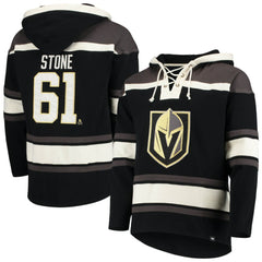 Mark Stone Vegas Golden Knights '47 Player Name & Number Lacer Pullover Hoodie Black