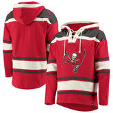 Tampa Bay Buccaneers '47 Lacer V-Neck Pullover Hoodie - Red outlet