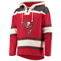 Tampa Bay Buccaneers '47 Lacer V-Neck Pullover Hoodie - Red outlet