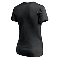 Brooklyn Nets Women's Mascot In Bounds V-Neck T-Shirt - Black | Fanatics shop