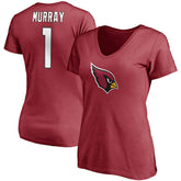 Kyler Murray Arizona Cardinals Women's Player Icon Name & Number V-Neck T-Shirt - Cardinal sale