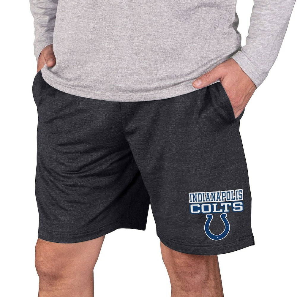 Indianapolis Colts Concepts Sport Bullseye Knit Jam Shorts - Charcoal on sale
