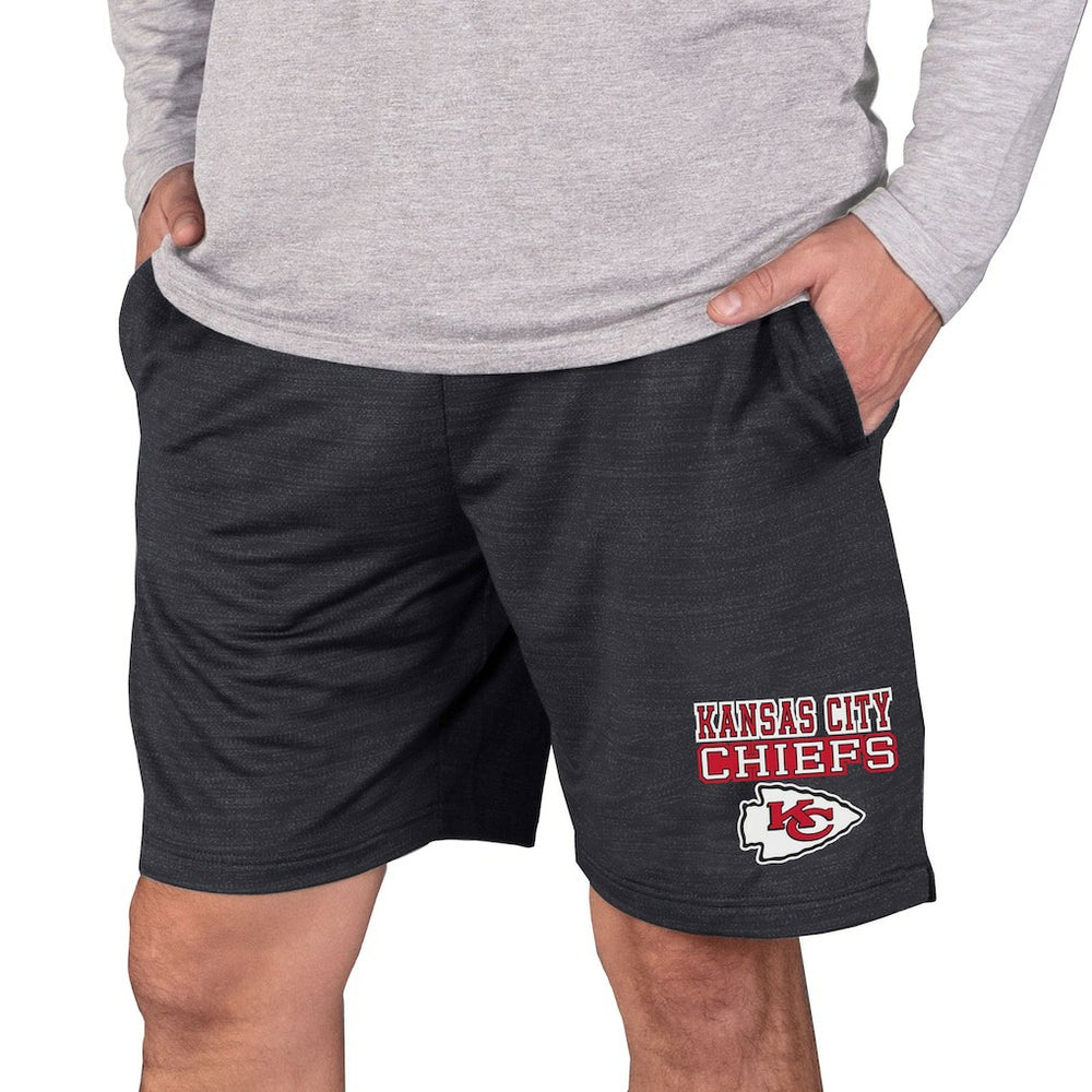 Kansas City Chiefs Concepts Sport Bullseye Knit Jam Shorts - Charcoal sale