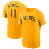 Yu Darvish San Diego Padres Name & Number T-Shirt - Gold | Nike
