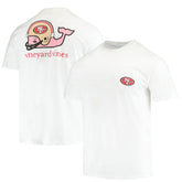 San Francisco 49ers Vineyard Vines Big & Tall Helmet T-Shirt - White cheap