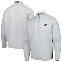 Arizona Cardinals Vineyard Vines Shep Shirt Quarter-Zip Sweatshirt - Heather Gray on sale