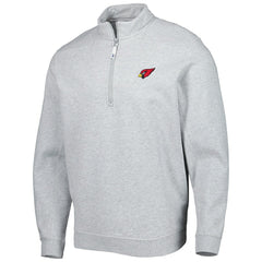 Arizona Cardinals Vineyard Vines Shep Shirt Quarter-Zip Sweatshirt - Heather Gray on sale