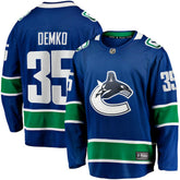 Thatcher Demko Vancouver Canucks Fanatics Home Breakaway Jersey Blue