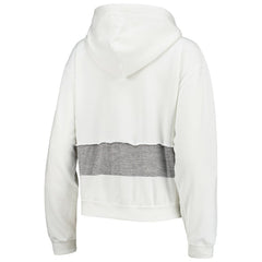 Miami Dolphins Refried Apparel Women's Sustainable Crop Dolman Pullover Hoodie - White outlet