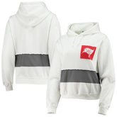 Tampa Bay Buccaneers Refried Apparel Women's Sustainable Crop Dolman Pullover Hoodie - White discount