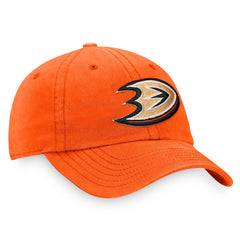 Anaheim Ducks Fanatics Core Primary Logo Adjustable Hat Orange