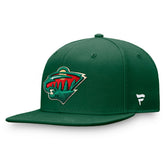 Minnesota Wild Fanatics Primary Logo Snapback Hat Green