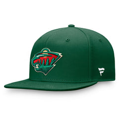 Minnesota Wild Fanatics Primary Logo Snapback Hat Green