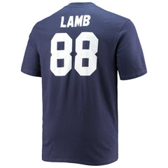 CeeDee Lamb Dallas Cowboys Big & Tall Player Name & Number T-Shirt - Navy sale