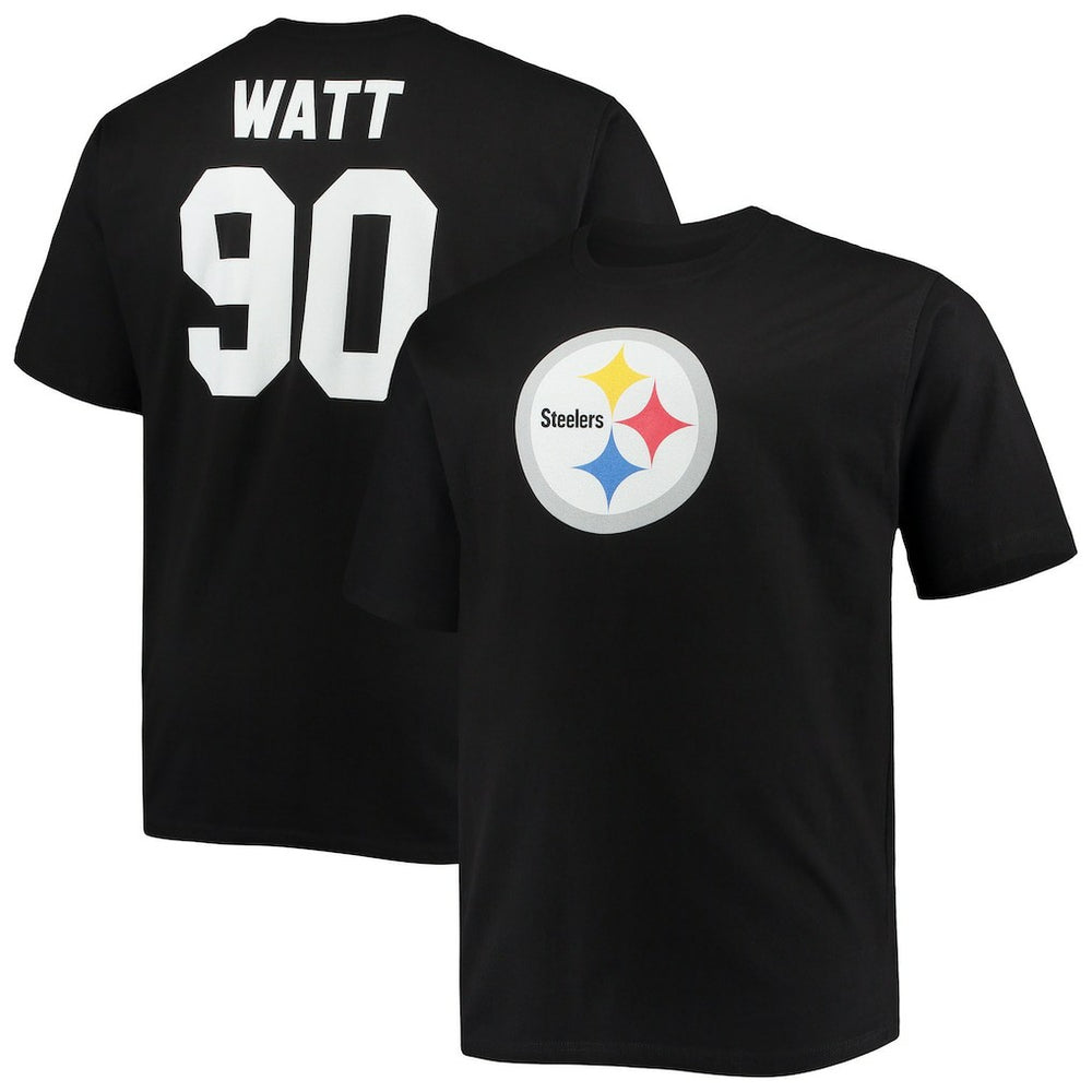 T.J. Watt Pittsburgh Steelers Big & Tall Player Name & Number T-Shirt - Black on sale