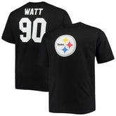 T.J. Watt Pittsburgh Steelers Big & Tall Player Name & Number T-Shirt - Black on sale