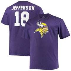 Justin Jefferson Minnesota Vikings Big & Tall Player Name & Number T-Shirt - Purple online