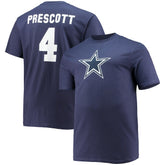Dak Prescott Dallas Cowboys Big & Tall Player Name & Number T-Shirt - Navy discount