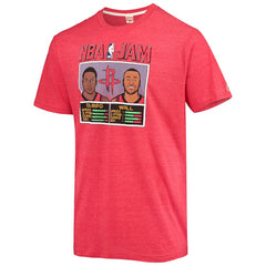 John Wall & Victor Oladipo Houston Rockets Homage NBA Jam Tri-Blend T-Shirt - Heathered Red on sale