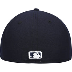 Milwaukee Brewers White Logo 59FIFTY Fitted Hat - Navy | New Era