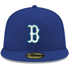 Boston Red Sox White Logo 59FIFTY Fitted Hat - Royal | New Era