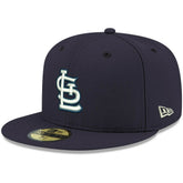St. Louis Cardinals White Logo 59FIFTY Fitted Hat - Navy | New Era