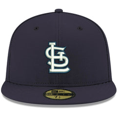 St. Louis Cardinals White Logo 59FIFTY Fitted Hat - Navy | New Era